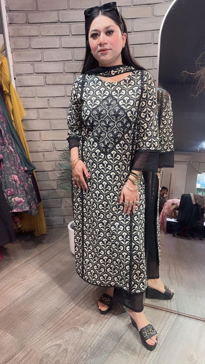 Sabya Cotton Digital Designer Suit