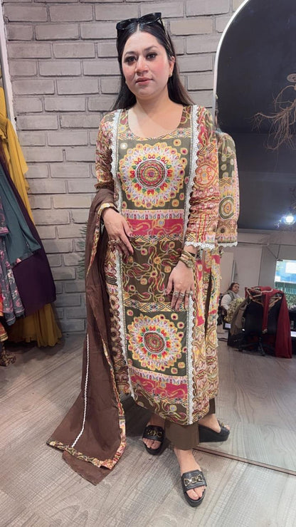 Rehmat Cotton Digital Designer Suit