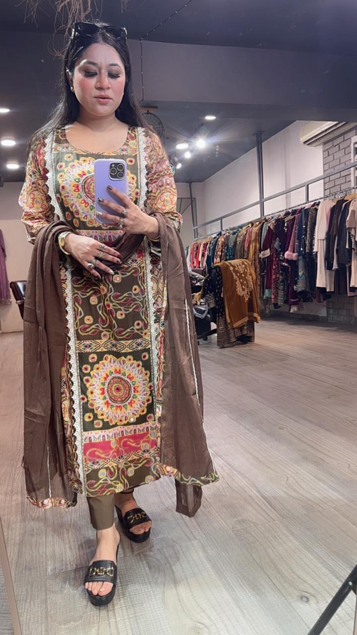 Rehmat Cotton Digital Designer Suit