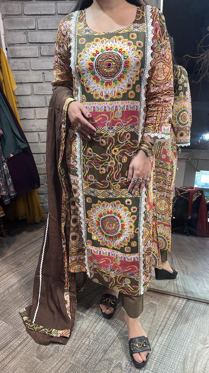 Rehmat Cotton Digital Designer Suit