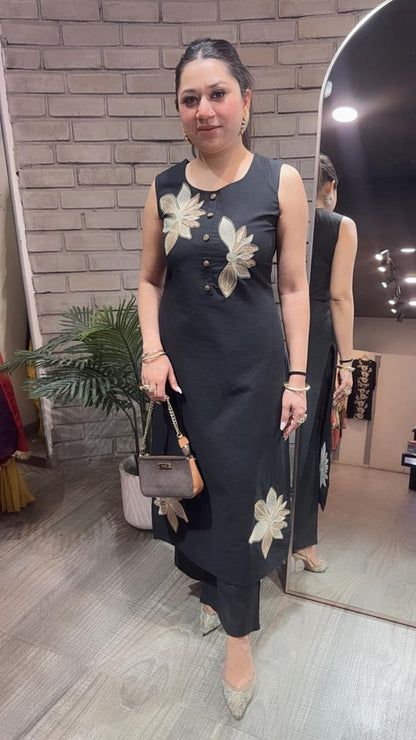 Ferrero Black Floral Designer Cordset