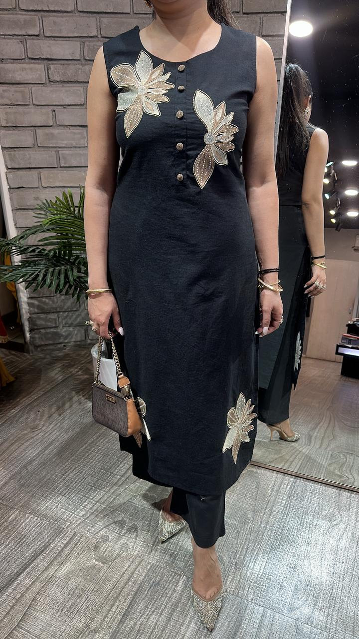 Ferrero Black Floral Designer Cordset