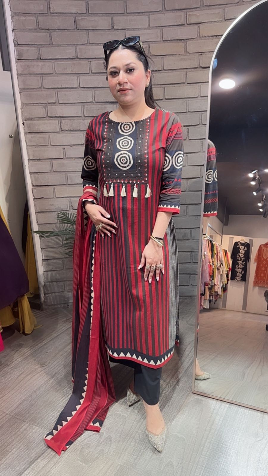 Label Black Cotton Designer Suit