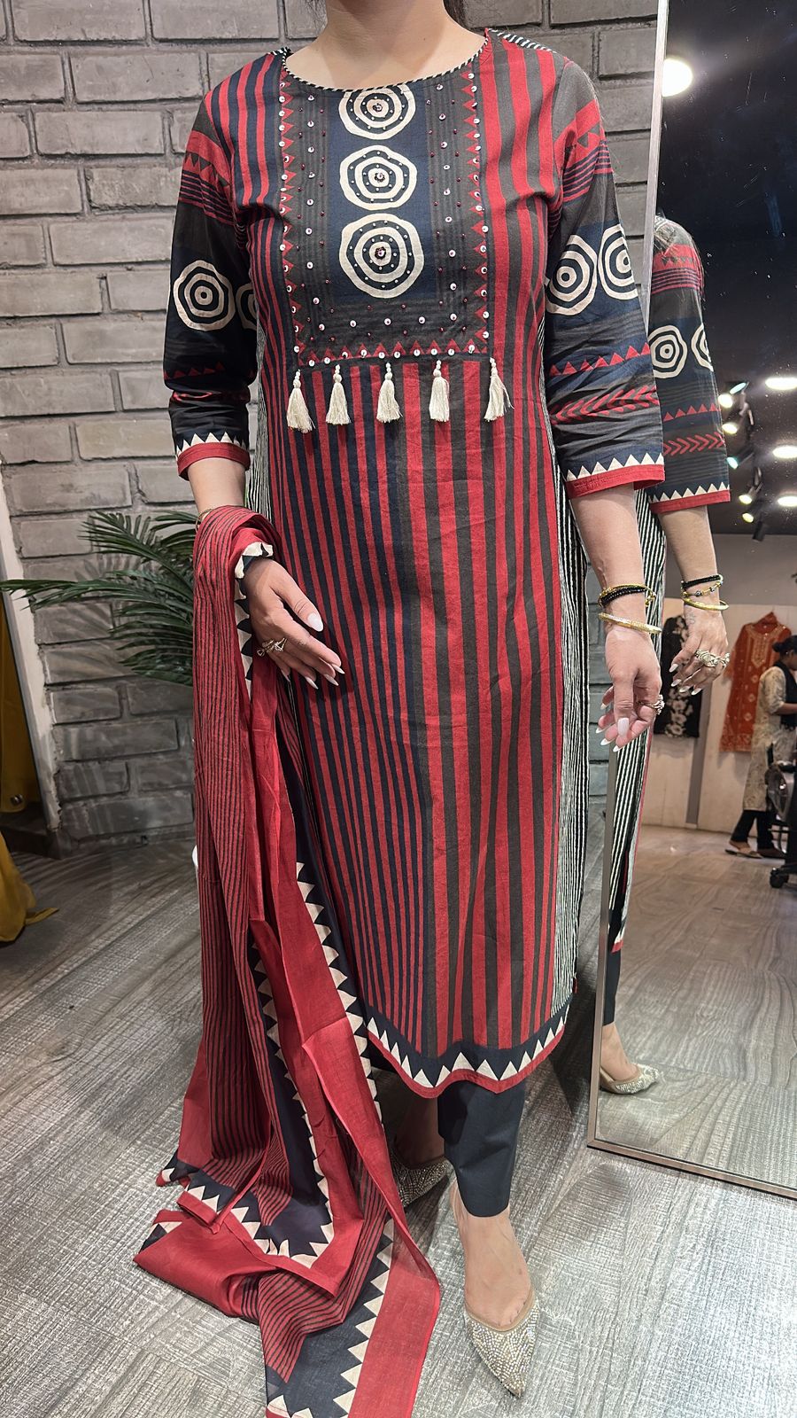 Label Black Cotton Designer Suit