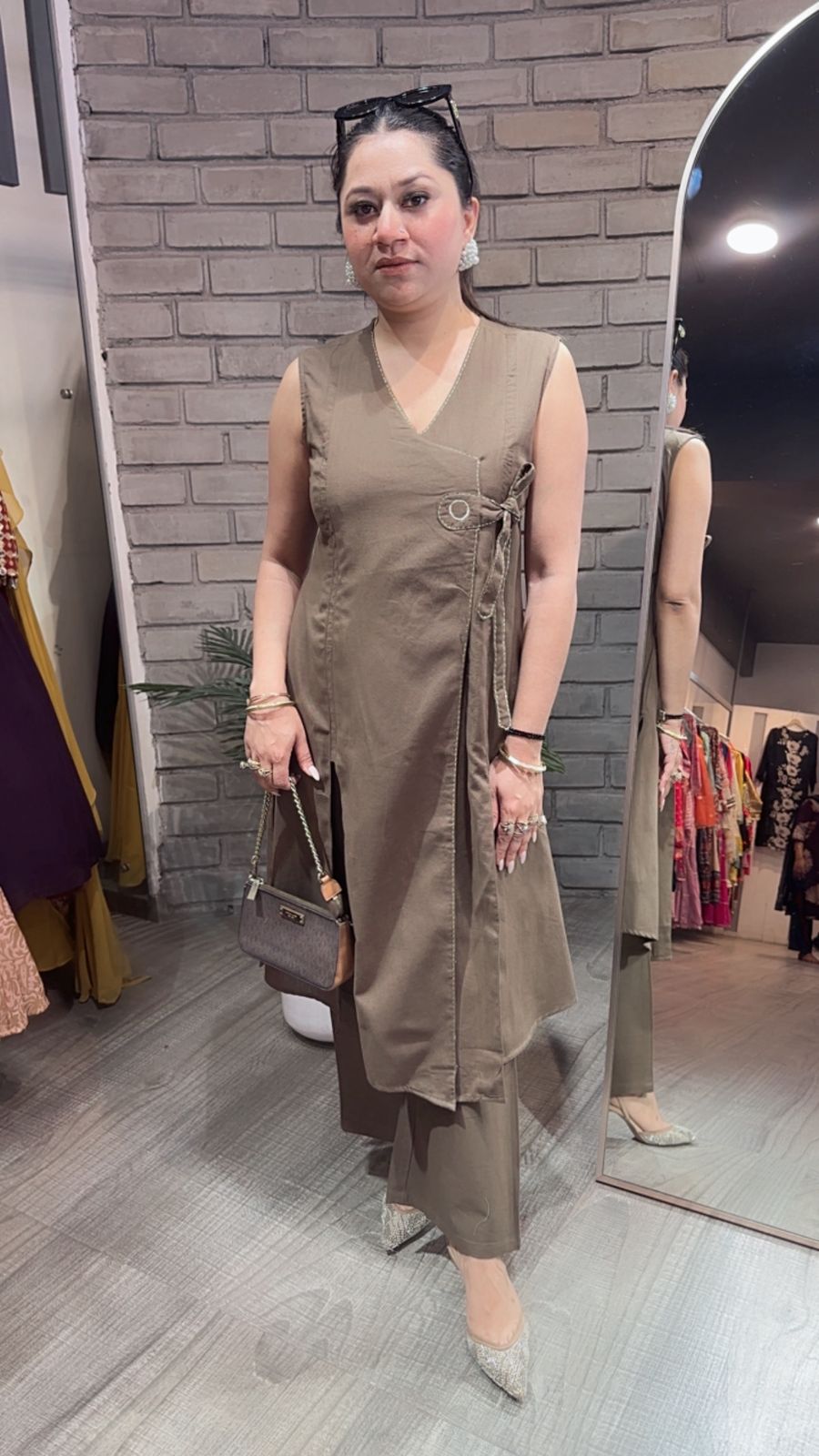 Mocha Coffee Brown Cordset