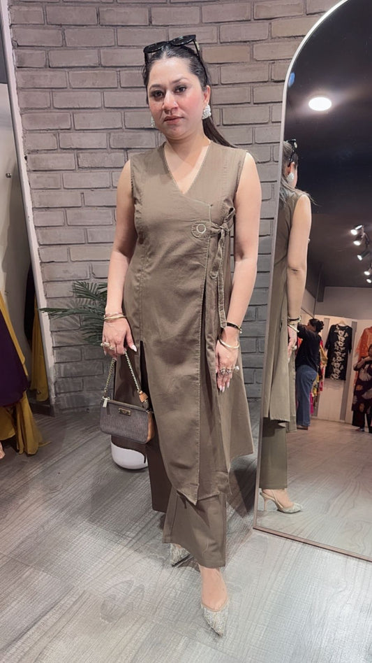 Mocha Coffee Brown Cordset