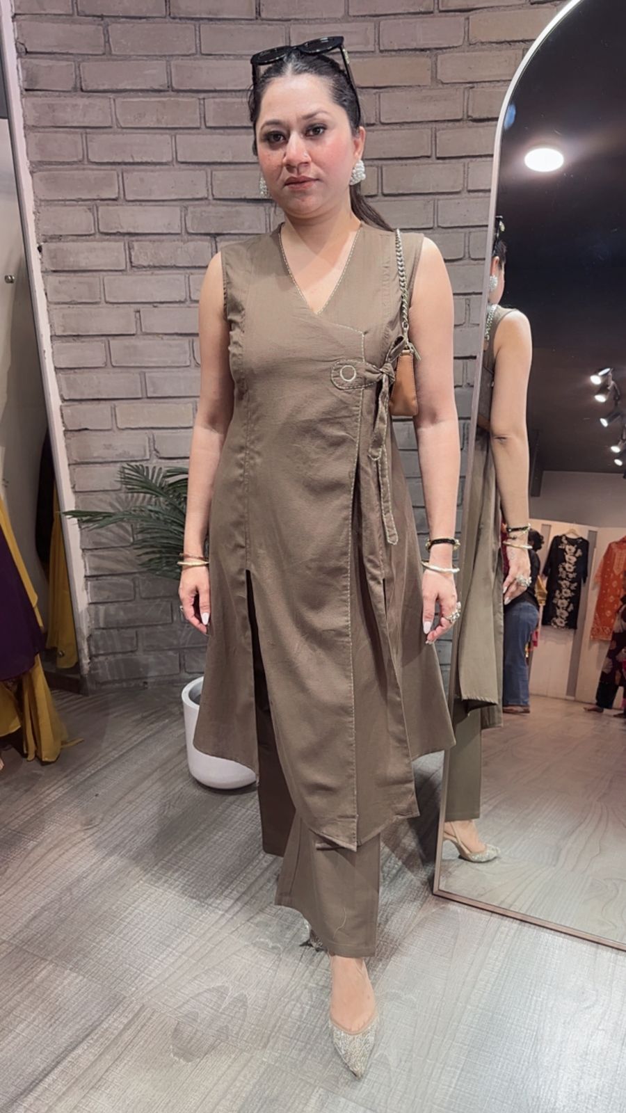 Mocha Coffee Brown Cordset