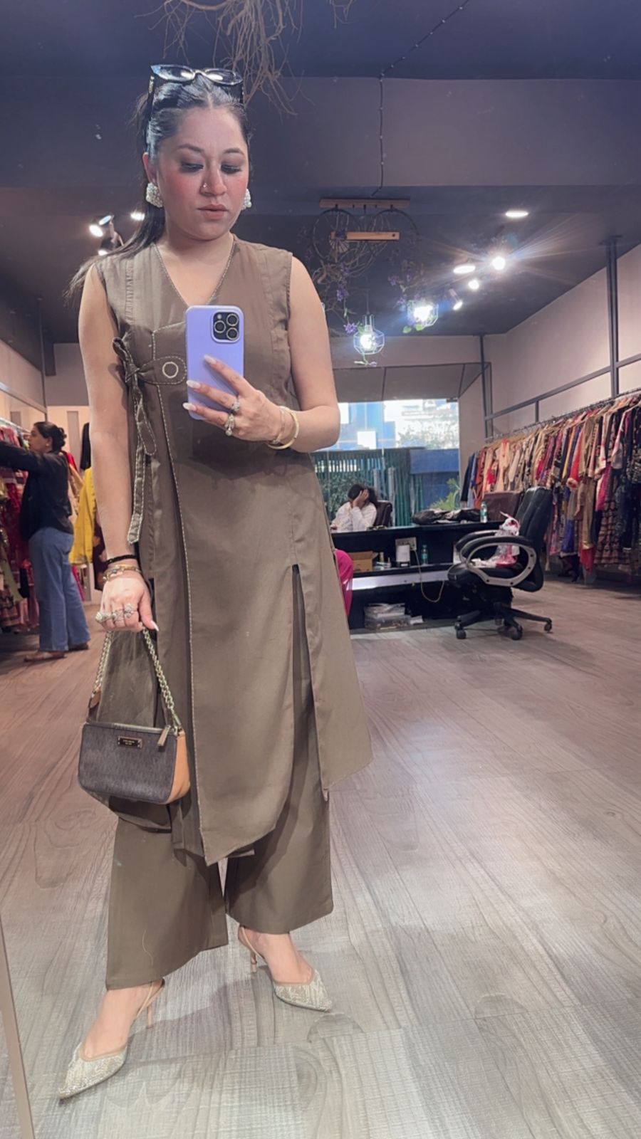 Mocha Coffee Brown Cordset