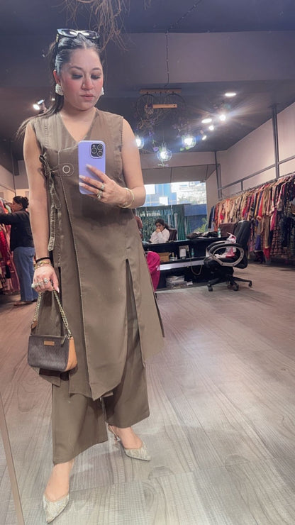 Mocha Coffee Brown Cordset