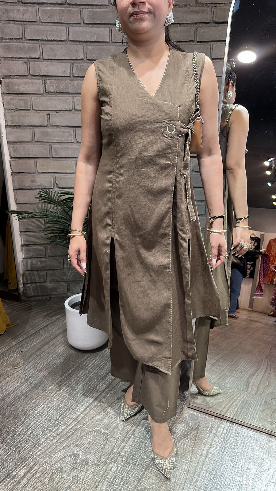 Mocha Coffee Brown Cordset