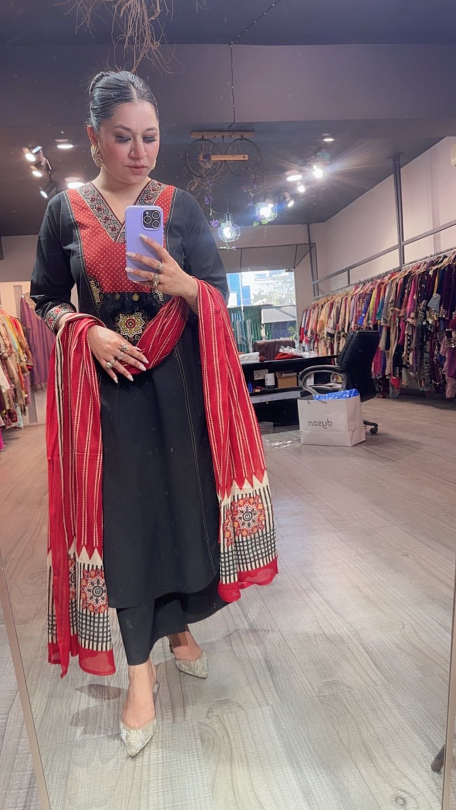 Espresso Black Designer Cotton Suit