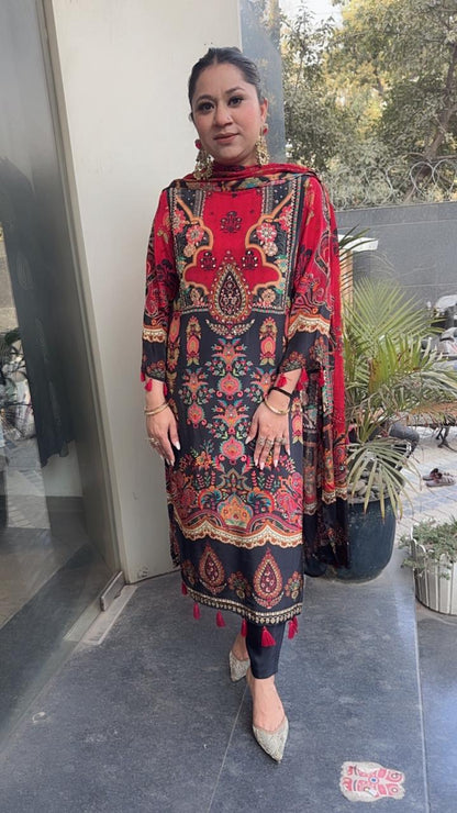 Retro Digital Tassel Designer Suit