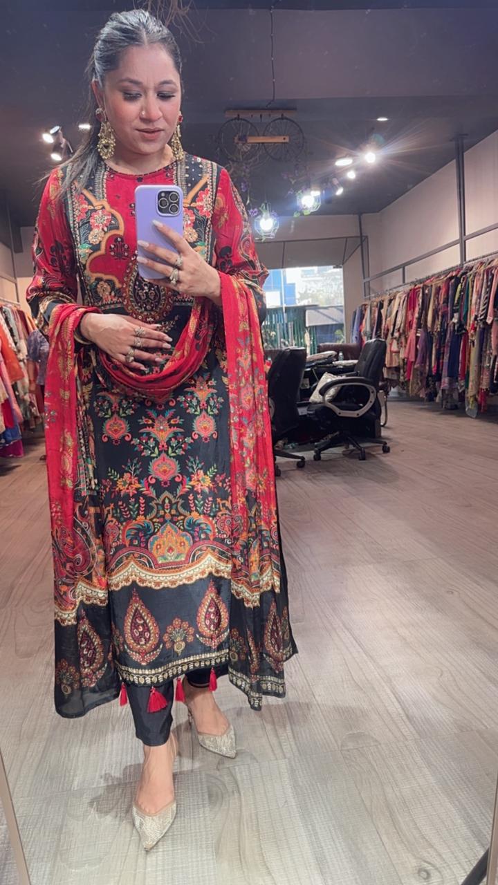 Retro Digital Tassel Designer Suit