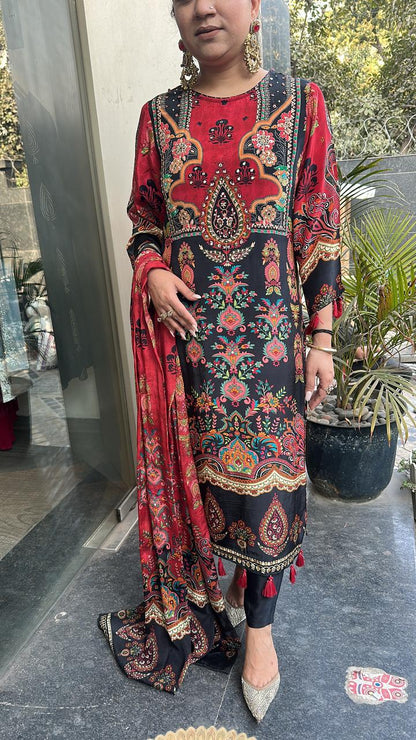 Retro Digital Tassel Designer Suit