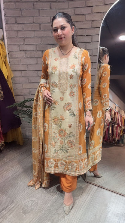 Ganda Digital c-cut Designer suit