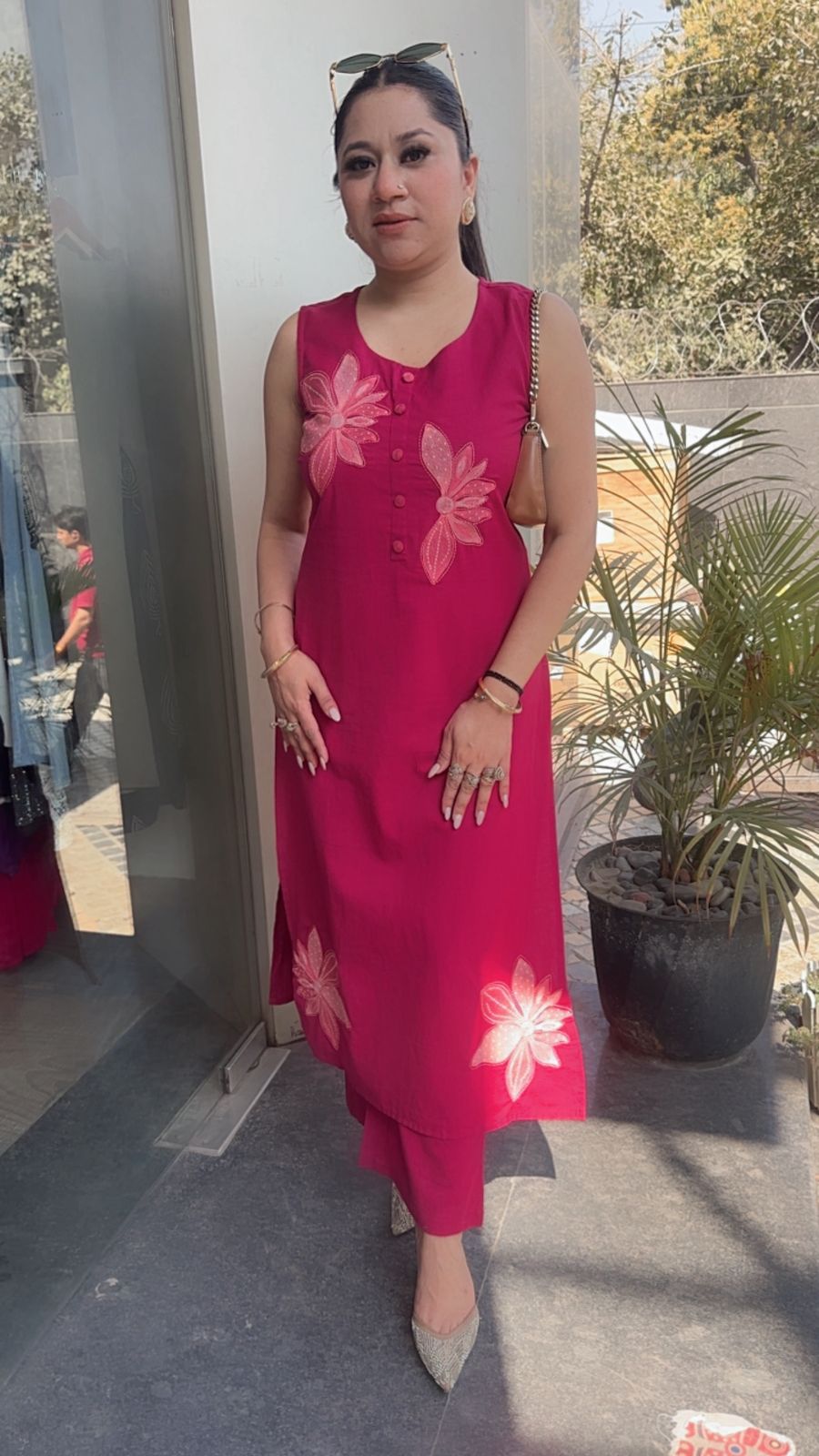 Ferrero Raddish Pink Floral Designer Cordset