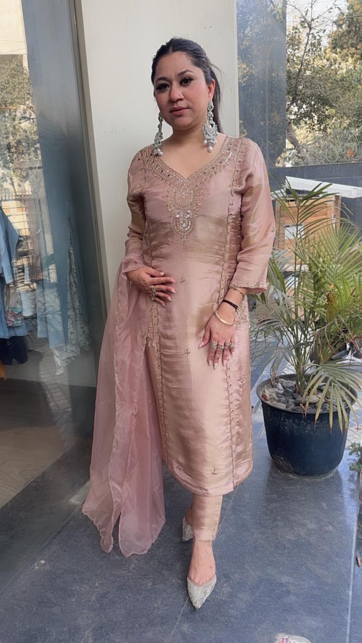 Basko Beige Designer Suit