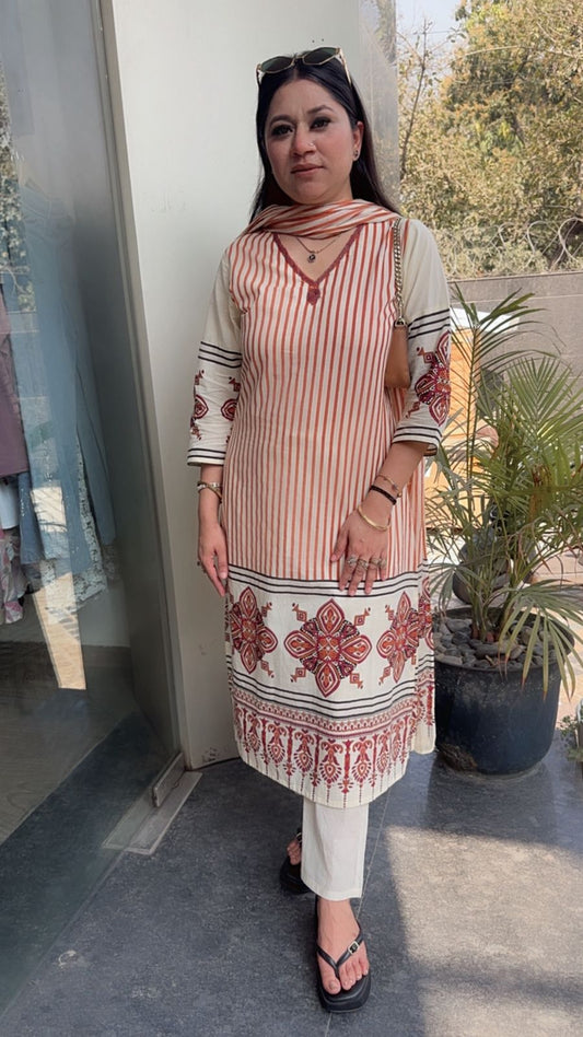 Taza Digital Cotton Designer Suit