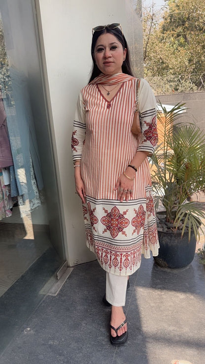 Taza Digital Cotton Designer Suit