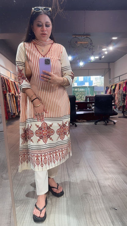 Taza Digital Cotton Designer Suit