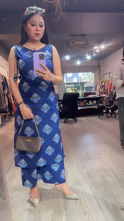 Milagro Indigo Tunic set