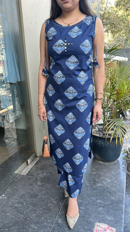 Milagro Indigo Tunic set