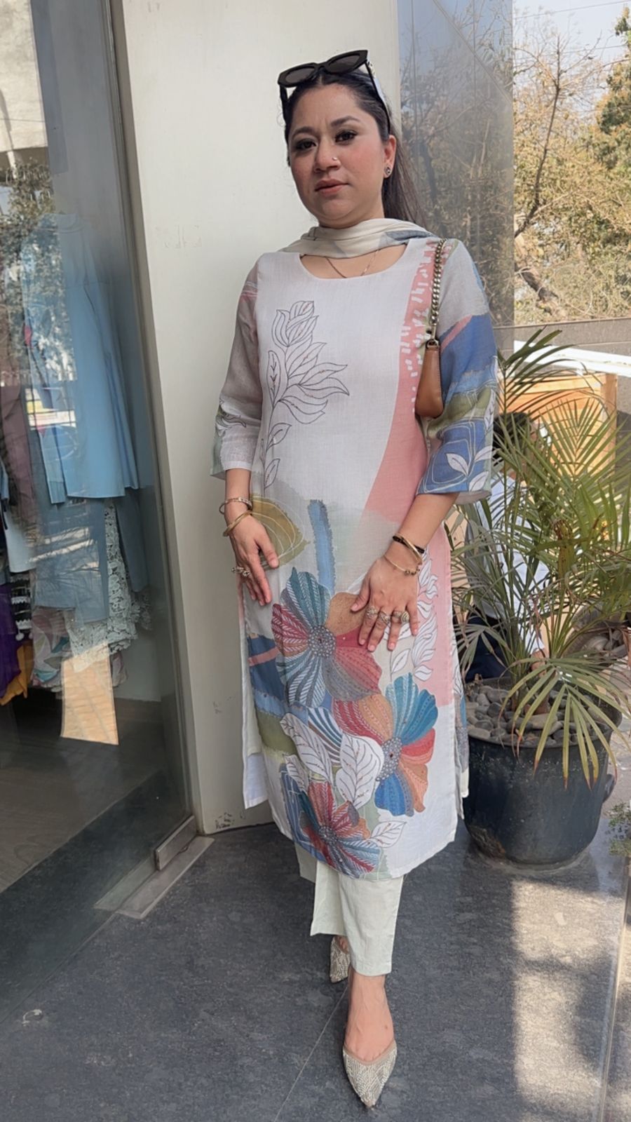 Fruti Floral Cotton Designer Suit