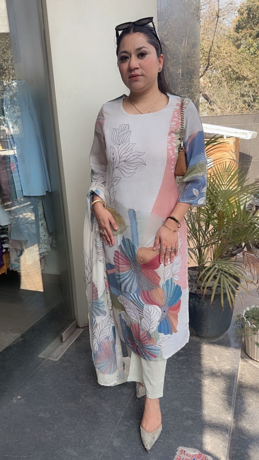 Fruti Floral Cotton Designer Suit