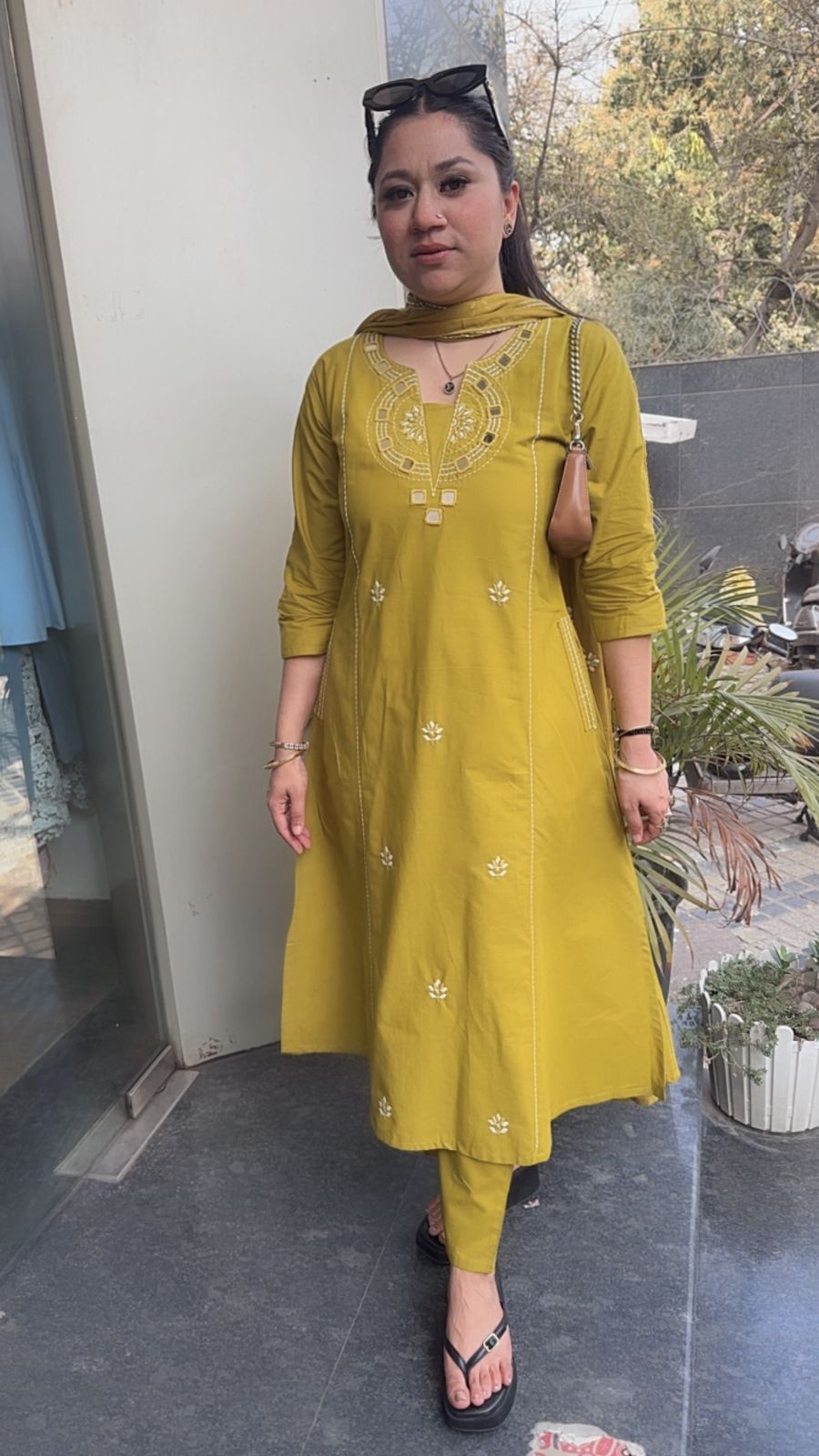 Ruana lime 🍋‍🟩 A-Line Designer Suit