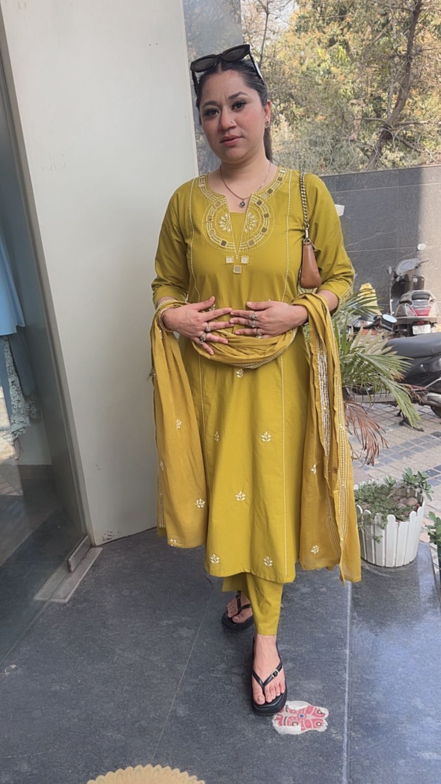 Ruana lime 🍋‍🟩 A-Line Designer Suit