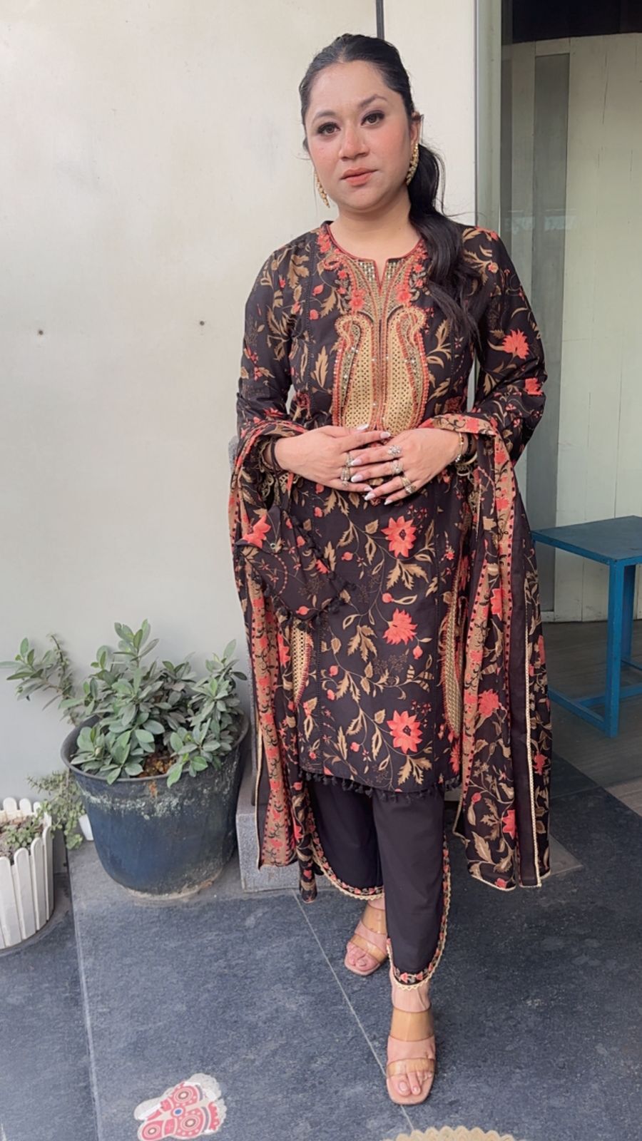 Nusrat Digital Pakistani Cotton Suit