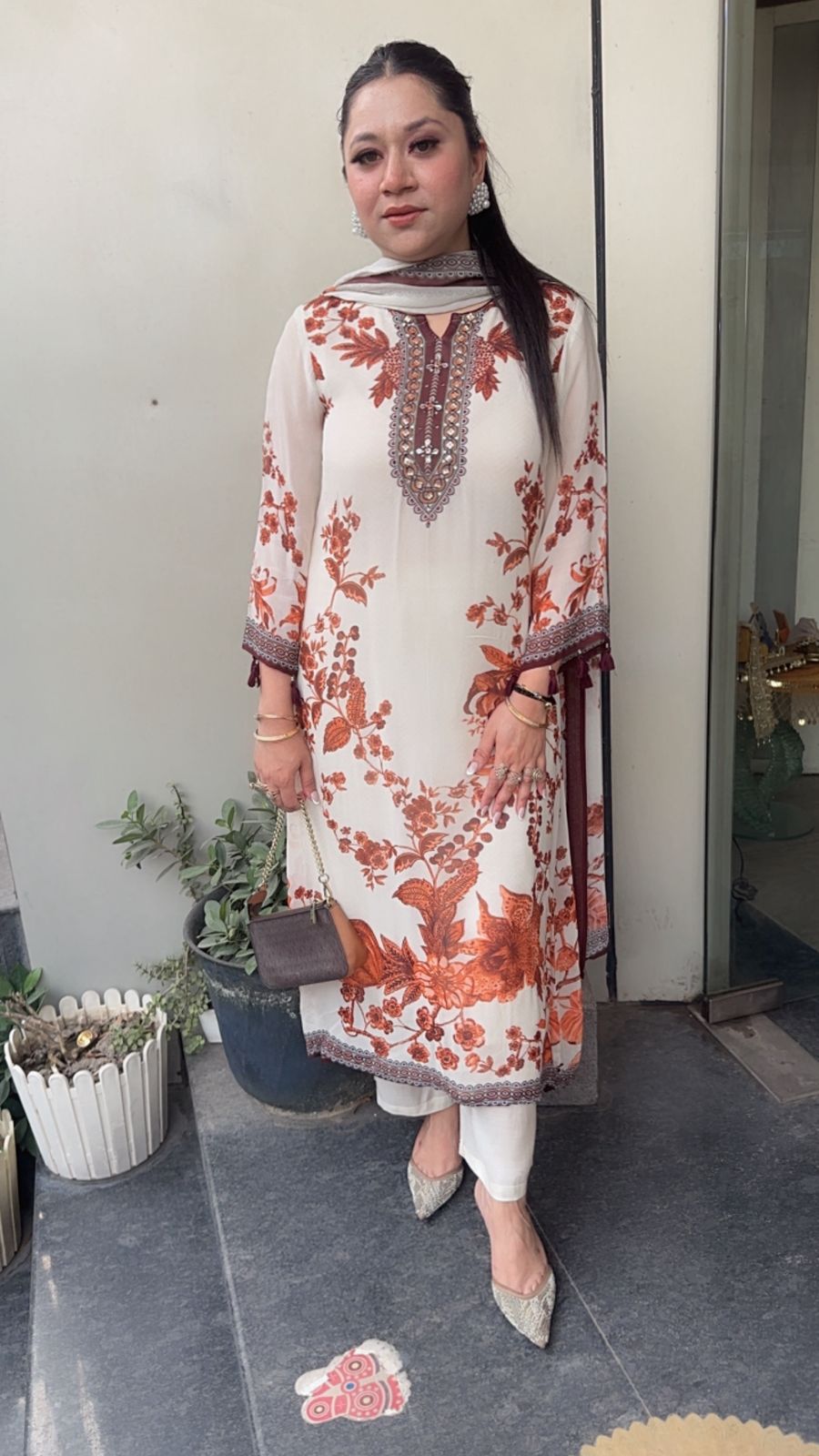 Gulzaar Digital print Designer Suit