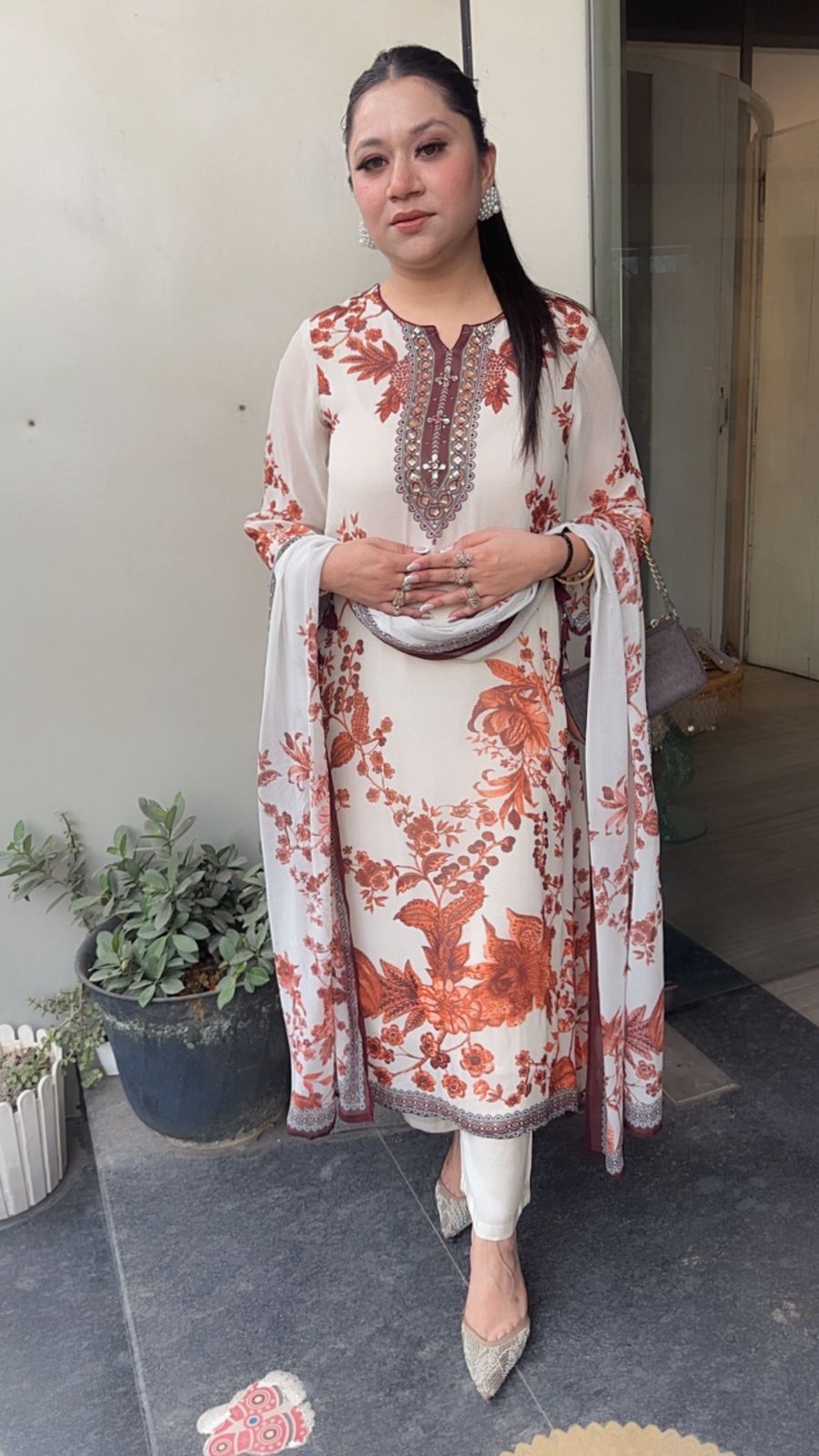 Gulzaar Digital print Designer Suit
