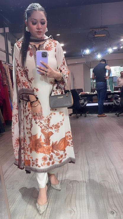 Gulzaar Digital print Designer Suit