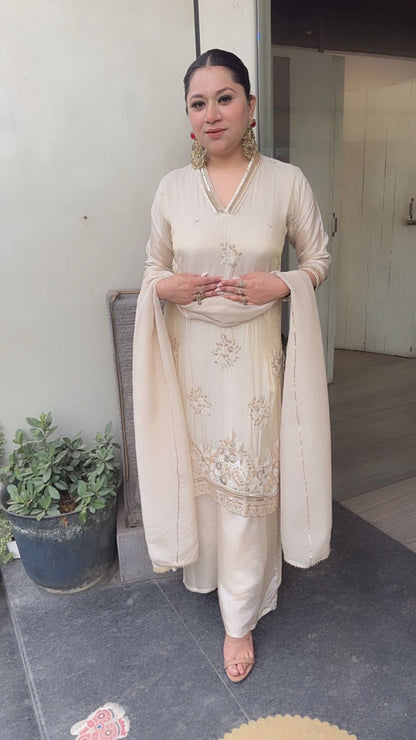 Dora Ivory Katdana Designer Suit