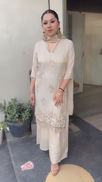 Dora Ivory Katdana Designer Suit