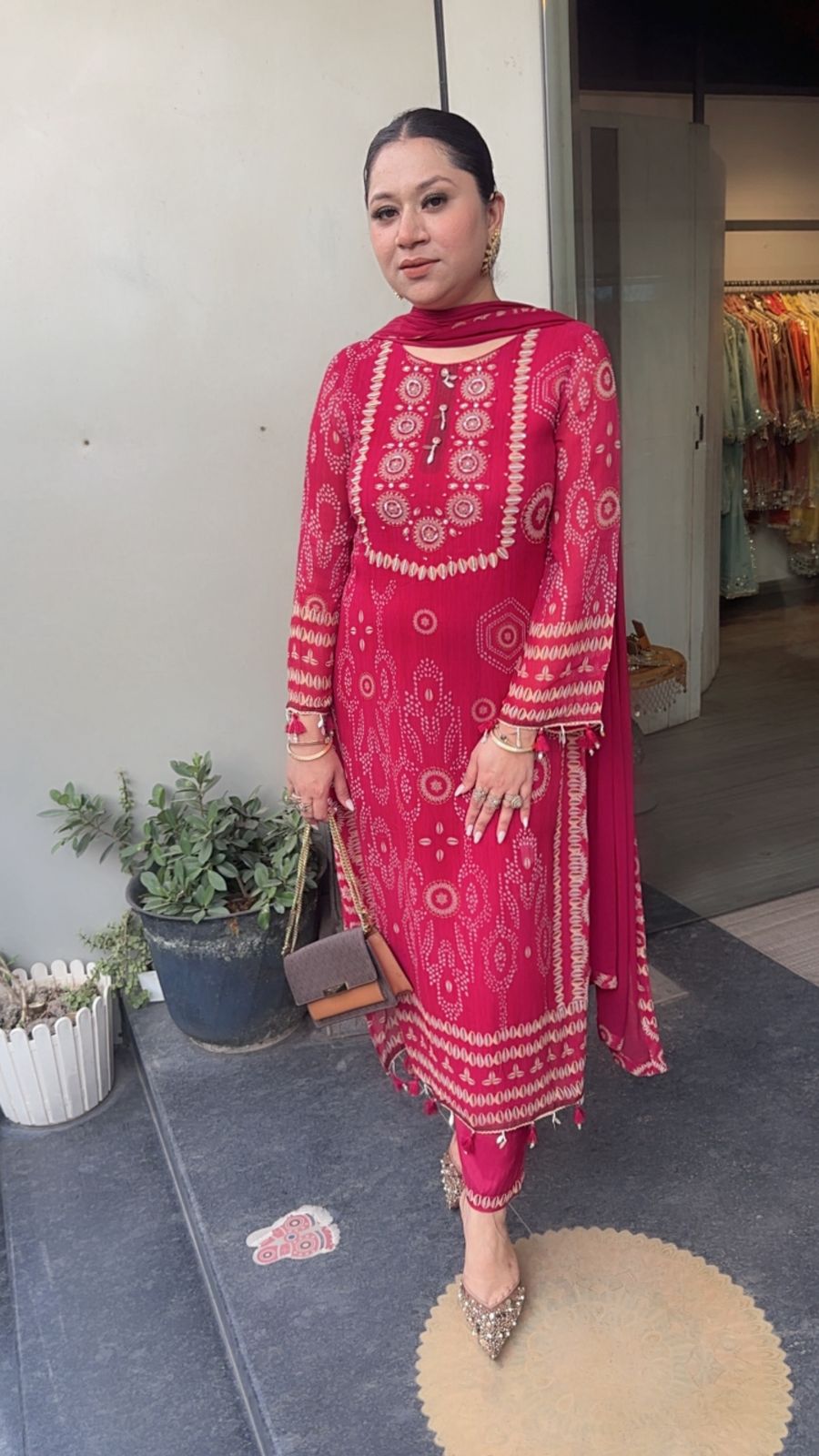 Noah Cherry Red Digital Designer suit