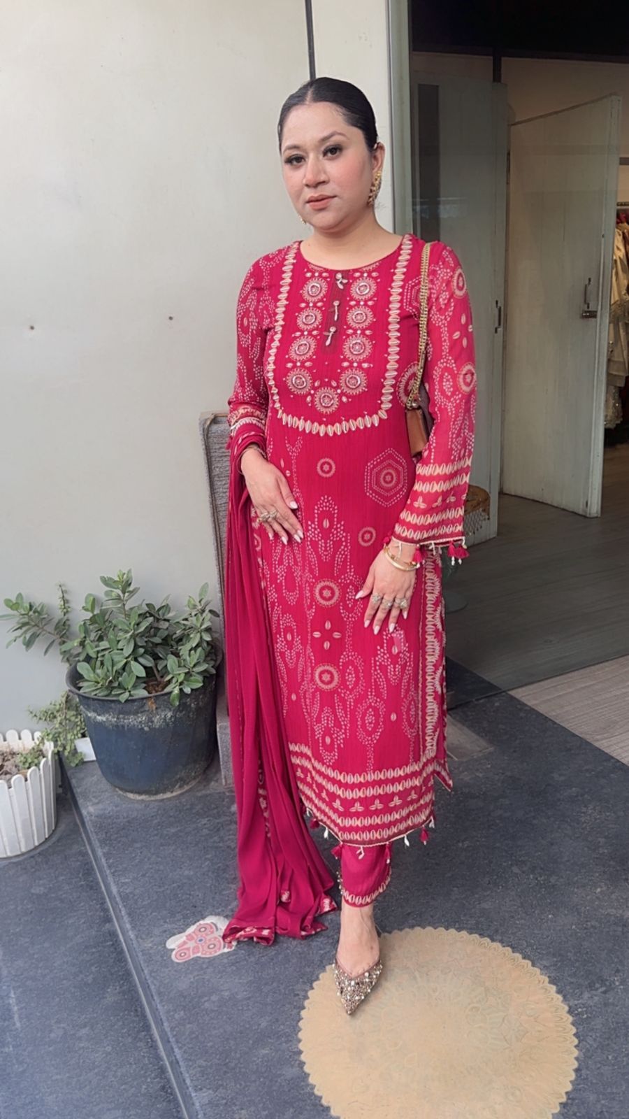 Noah Cherry Red Digital Designer suit