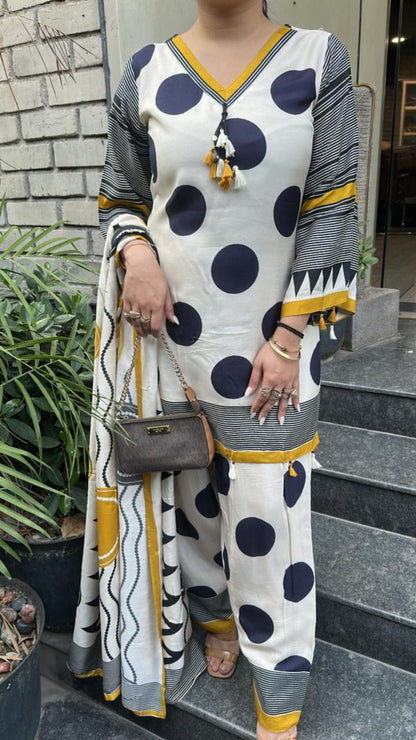 Kulfi polka Digital Farshi salwar Designer Suit