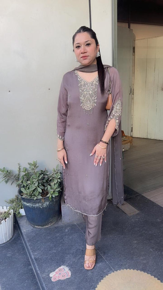 Jeera Mouse Katdana Designer Suit