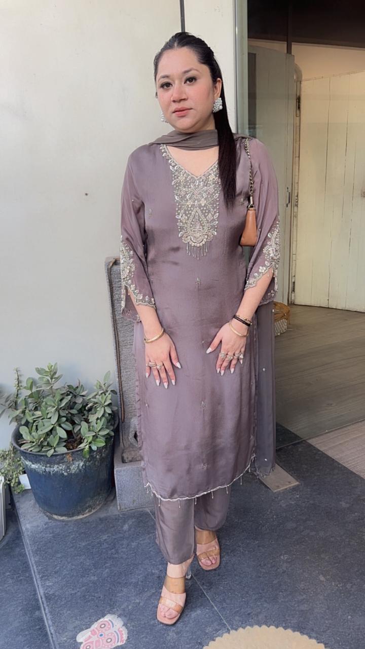 Jeera Mouse Katdana Designer Suit