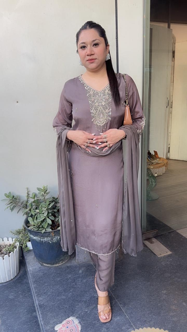 Jeera Mouse Katdana Designer Suit