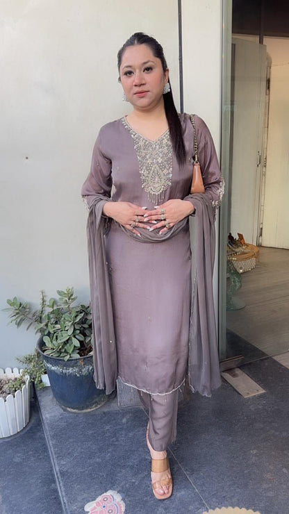 Jeera Mouse Katdana Designer Suit