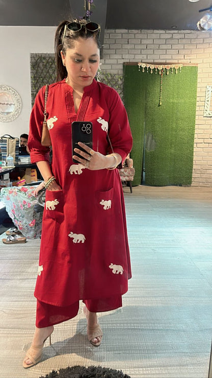 Red elephant Cordset