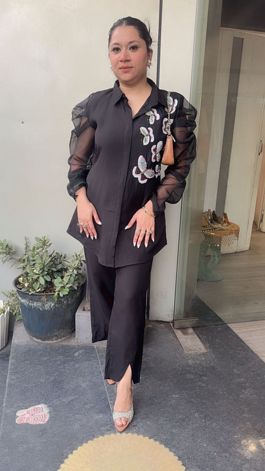 Butterfly Black Designer Cordset