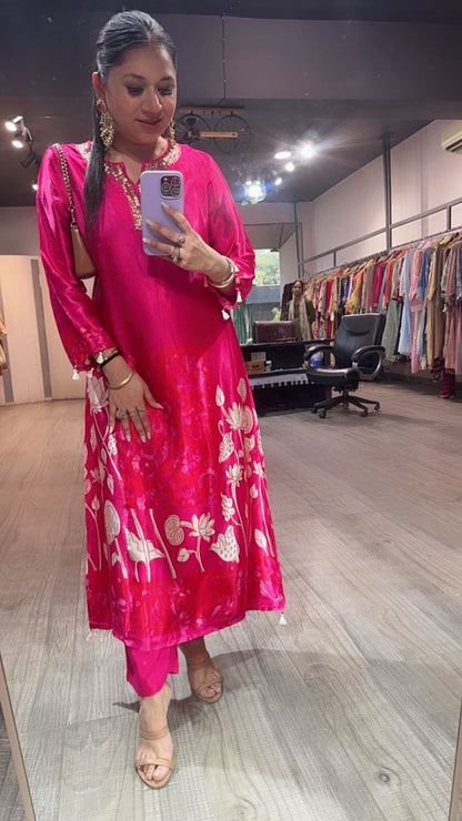 Papaya Foshia pink Tunic Set