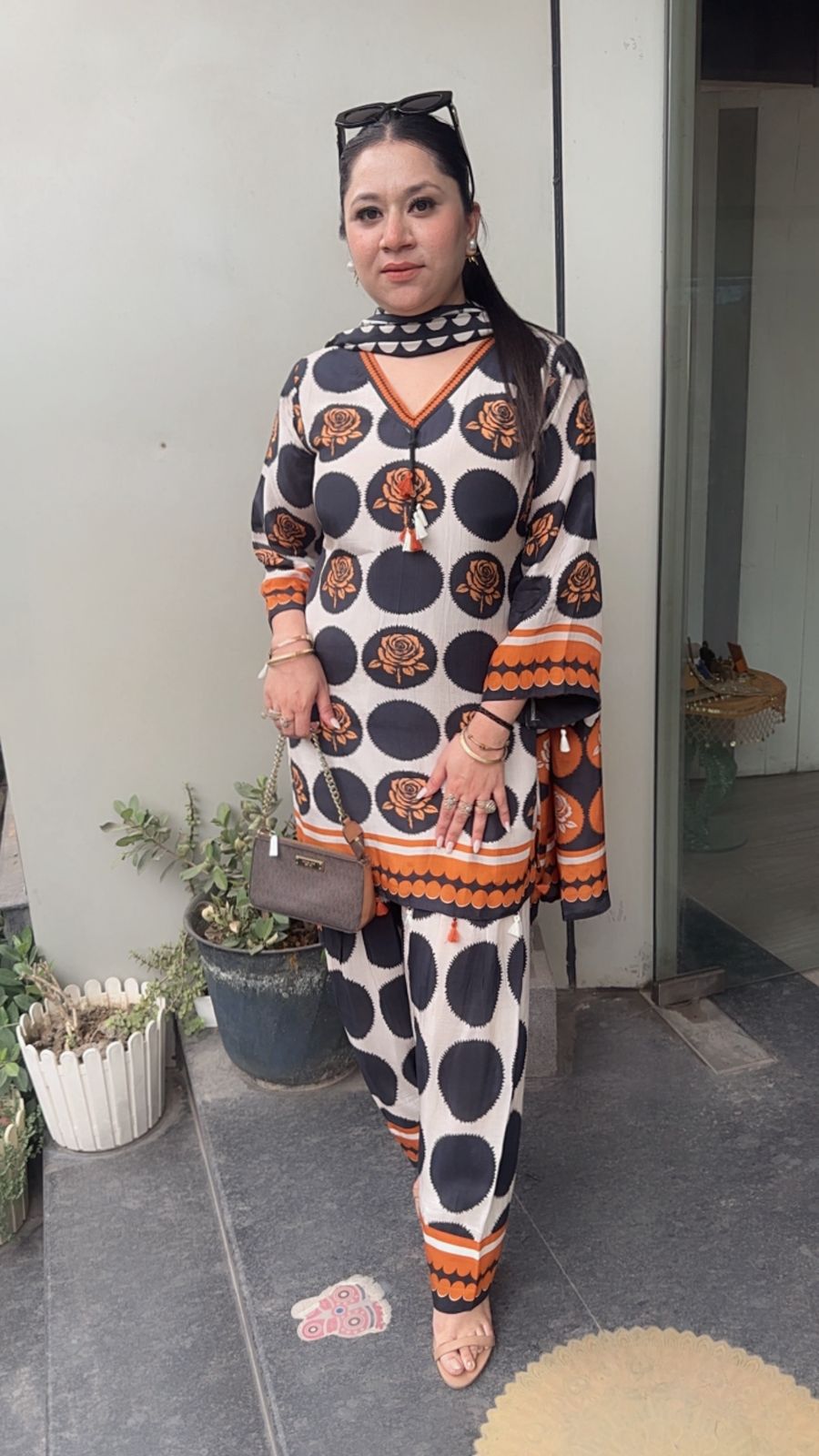 Maza polka Digital Farshi salwar Designer Suit