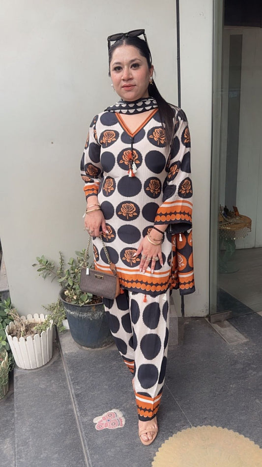 Maza polka Digital Farshi salwar Designer Suit