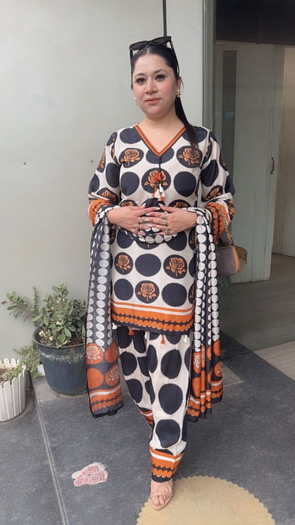 Maza polka Digital Farshi salwar Designer Suit