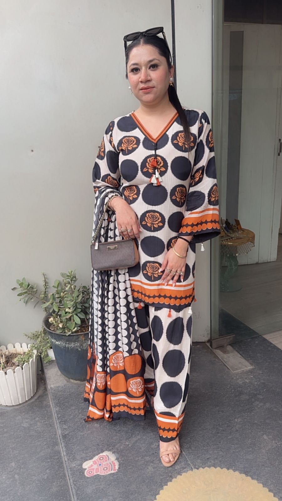 Maza polka Digital Farshi salwar Designer Suit